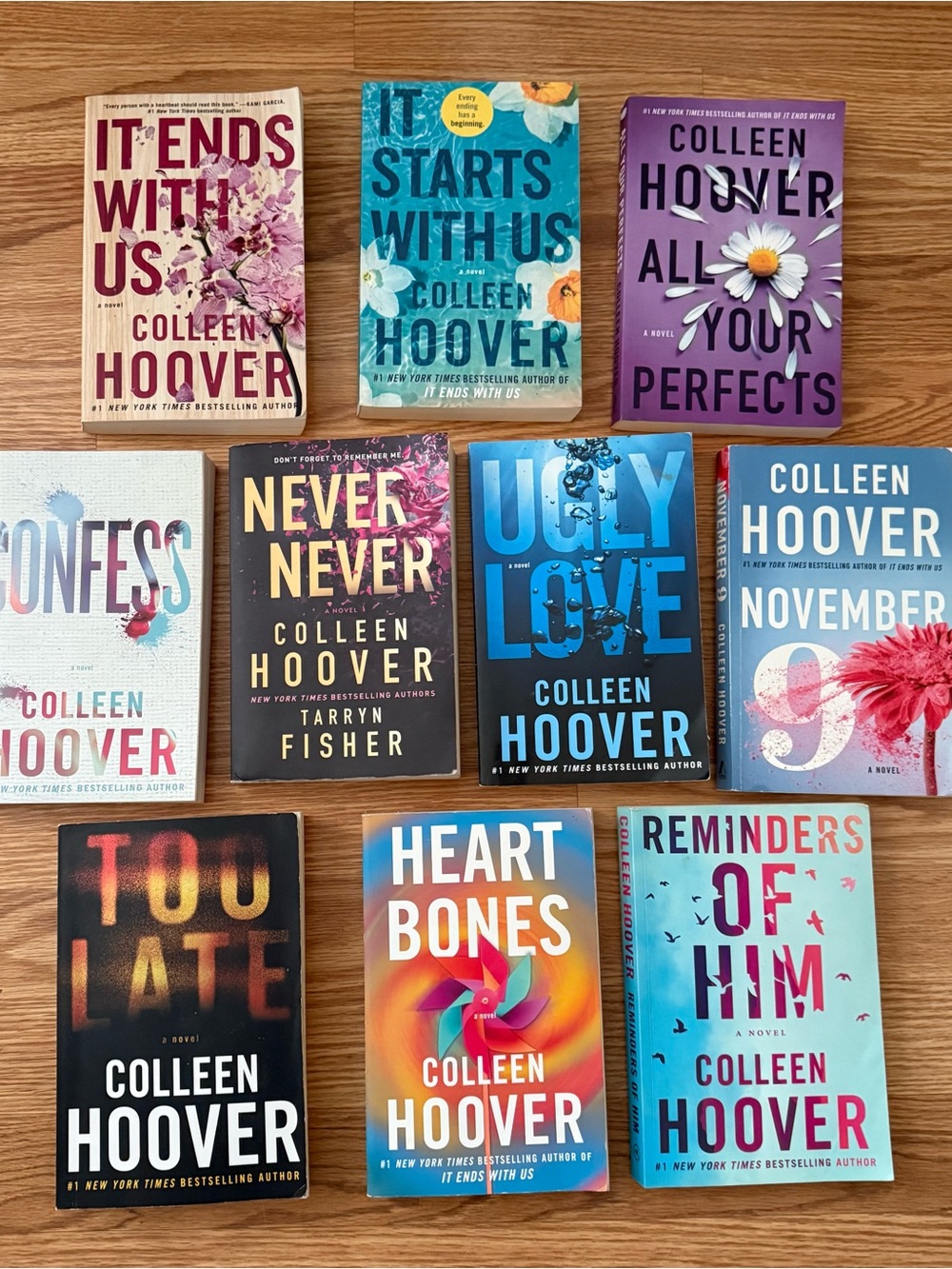 Colleen Hoover Paperbacks 10 pc. Bundle